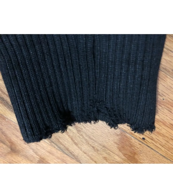 H&M Leather Jacket Aviator 80s Coat Vintage Biker - Picture 7 of 10